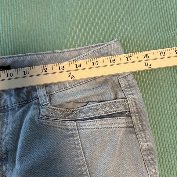 White House Black Market Slim Ankle Jeans Women‎ 10S Gray Stretch Denim - Picture 9 of 12